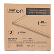 Панель ультратонкая светодиодная LightPhenomenON LT-UTP-02-IP40-40W-6500К 4E комплект с драйвером - Светильники - Для общественных зданий - Магазин стабилизаторов напряжения Ток-Про